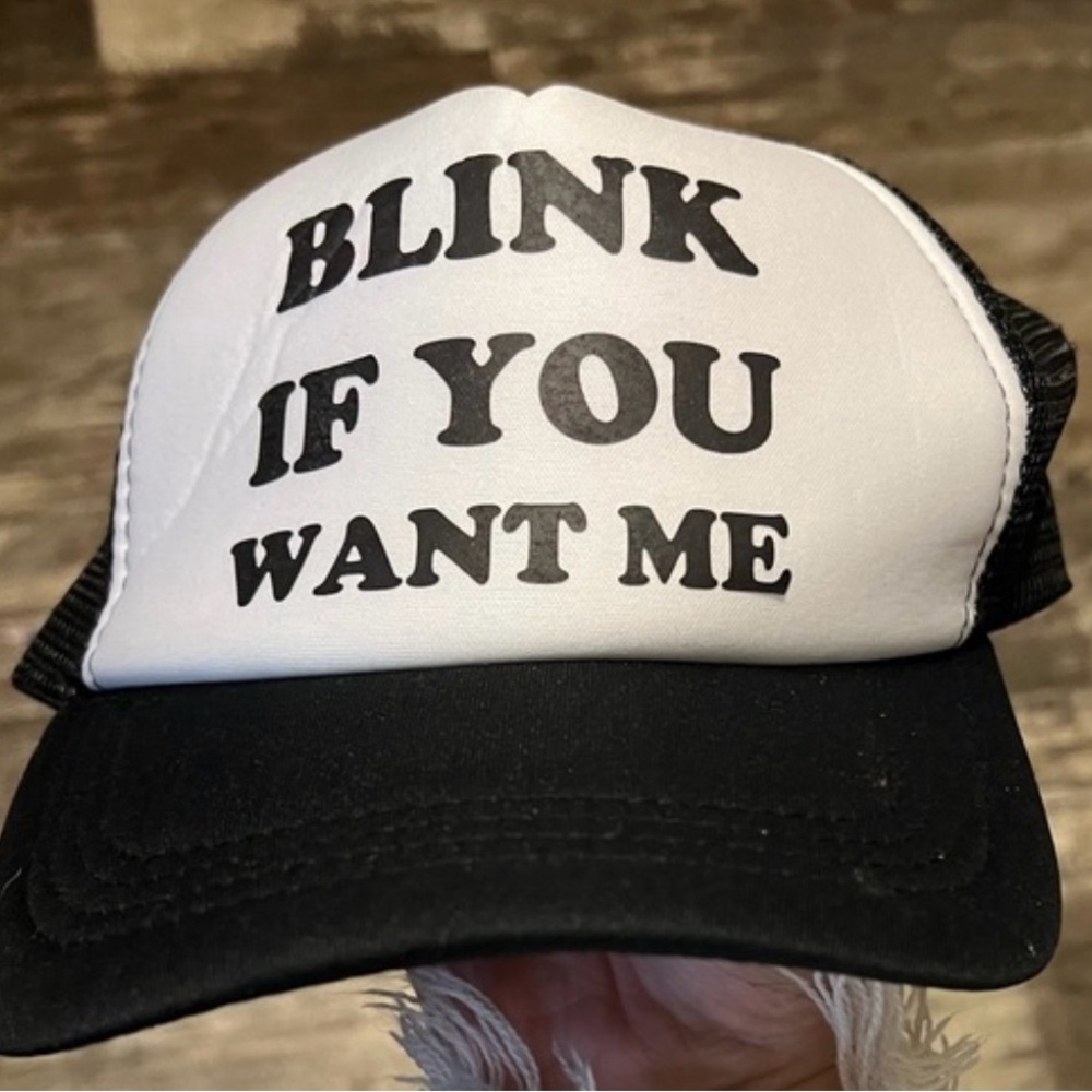 Black and White Trucker Hat